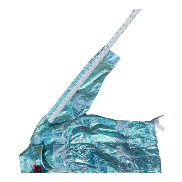 Nike Women's Sportswear Teal Aqua Metallic Half Zip Size Small 914210 Jacket - Picture 13 of 13